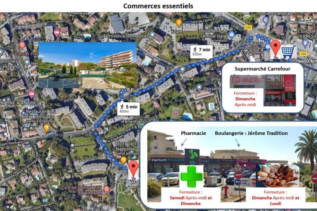 Casalionelantibes 70 Sqm With Garden And Parking Apartamento Antibes